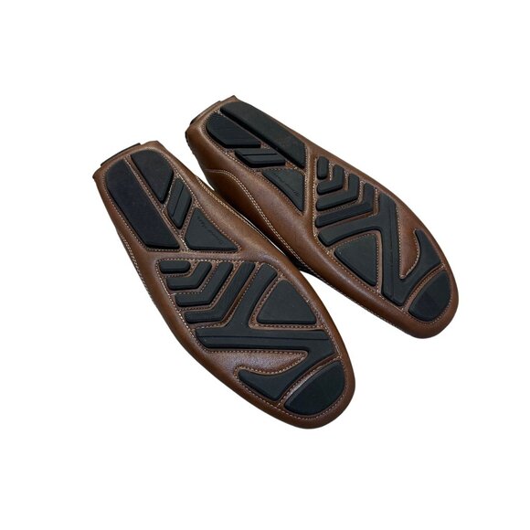 Bruno Marc Driving Moccasins Loafers Mens 13 Brown Slip On Shoes Italian Style - Picture 6 of 15
